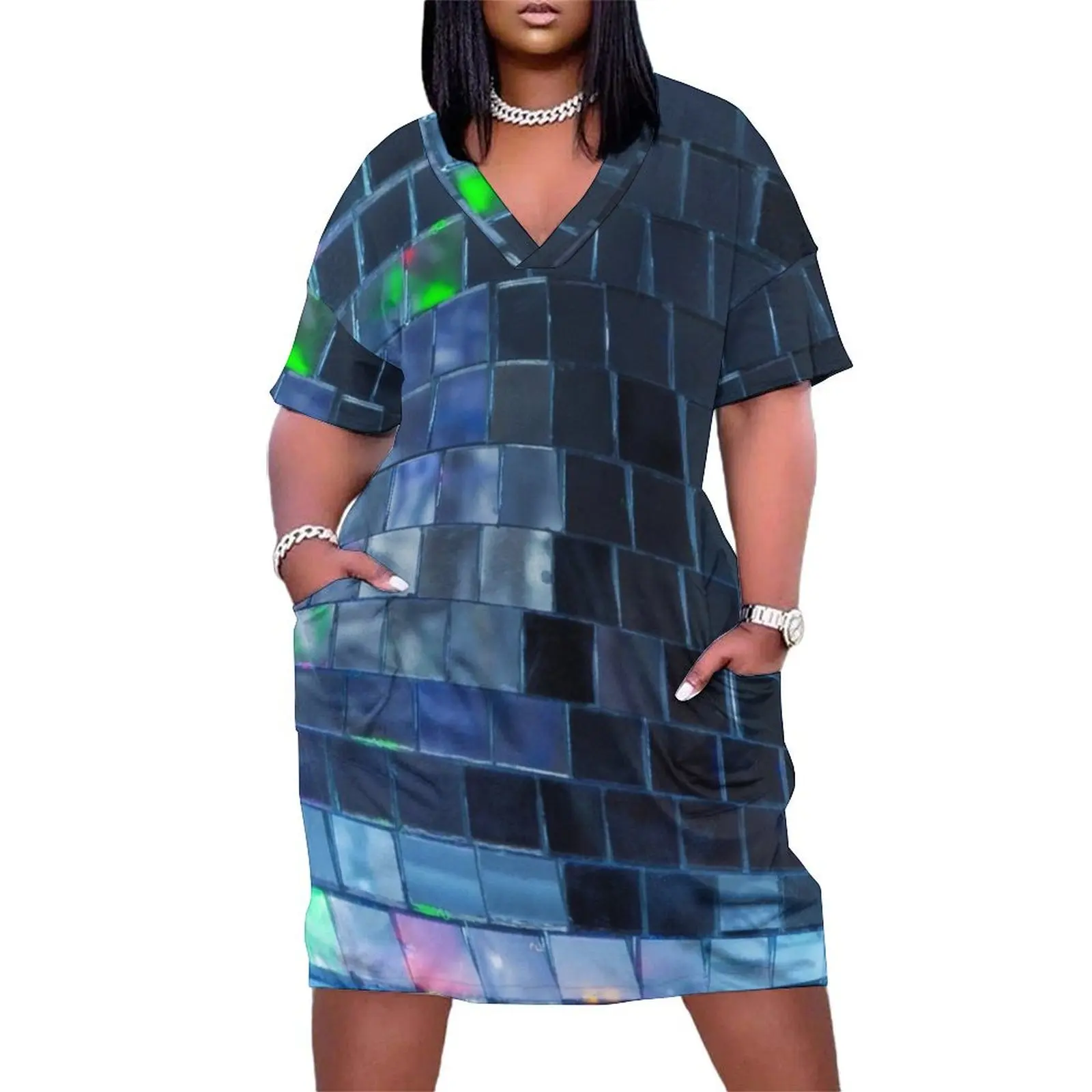 Shiny Aqua Blue Disco Ball Loose Pocket Dress elegant women's dresses sale women's dresses luxury
Shiny Aqua Blue Disco Ball Loose Pocket Dress elegant women's dresses sale women's dresses luxury
