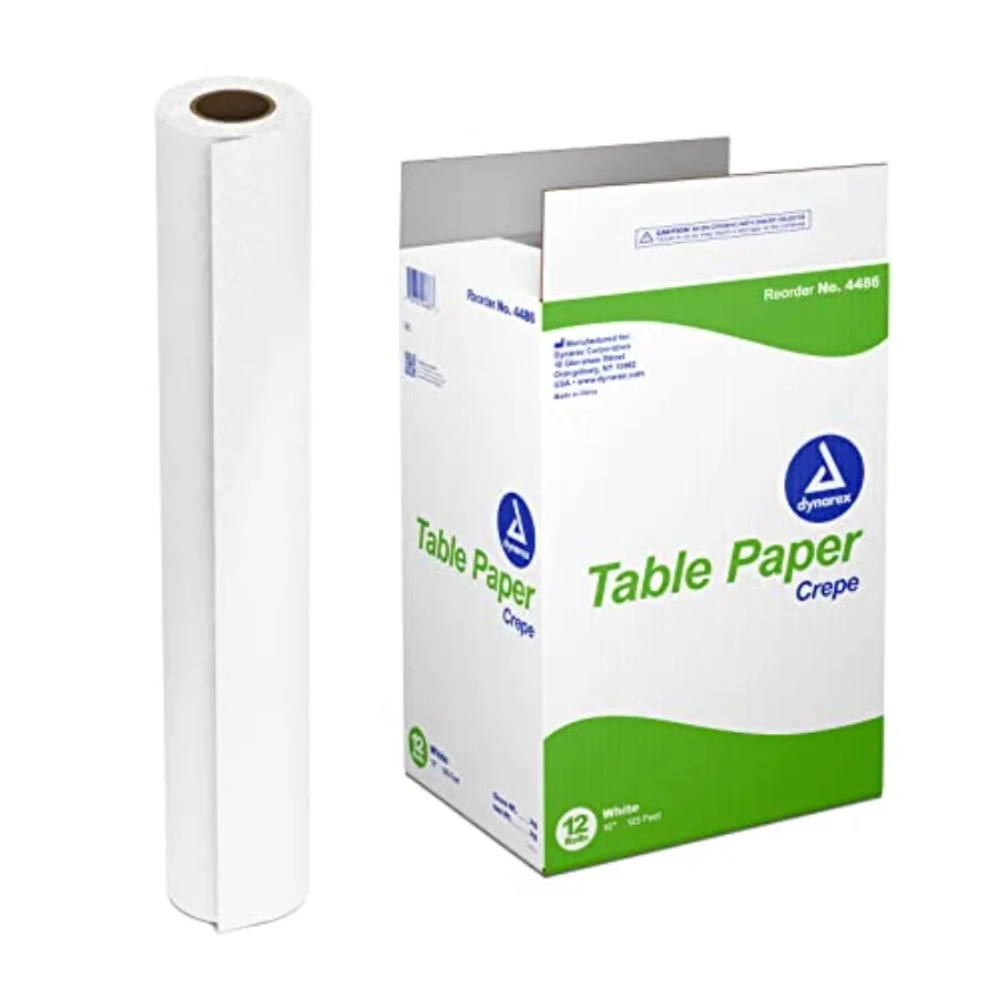 New, High-Quality Exam, Used in Medical, Massage, and Chiropractic Tables to Protect Patients, 1 Case of 12 Papers 18" x 125
New, High-Quality Exam, Used in Medical, Massage, and Chiropractic Tables to Protect Patients, 1 Case of 12 Papers 18" x 125