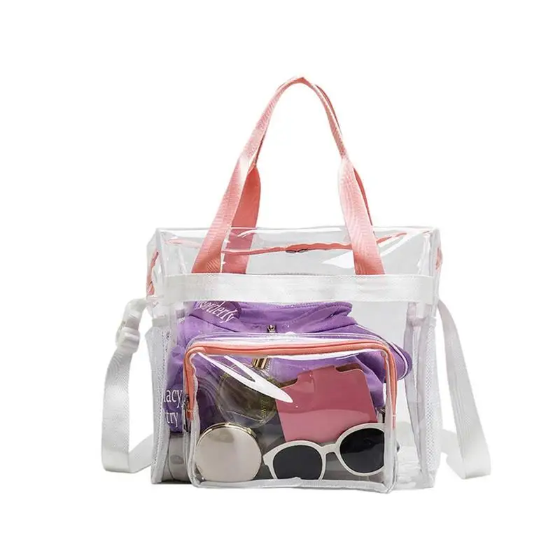 Large Clear Tote Bag Waterproof Clear Tote Transparent Tote Bag Lightweight Flexible Clear Stadium Bags For Women Shopping Beach
Large Clear Tote Bag Waterproof Clear Tote Transparent Tote Bag Lightweight Flexible Clear Stadium Bags For Women Shopping Beach