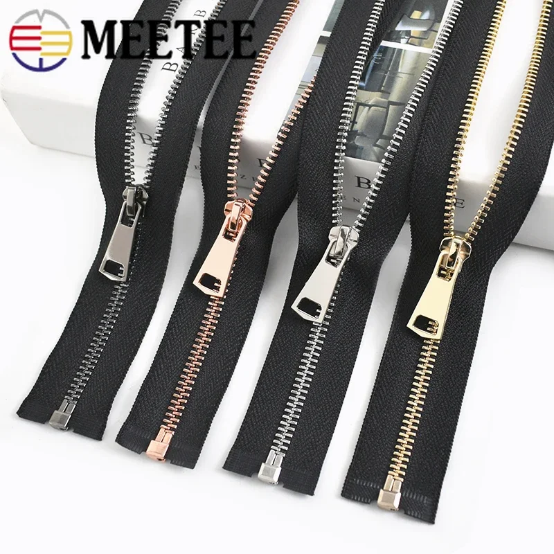 2Pcs 15-80cm 5# Metal Zippers Open-End Close-end Auto Lock Zips for Pocket Jacket Bag DIY Repair Clothes Sewing Accessory
2Pcs 15-80cm 5# Metal Zippers Open-End Close-end Auto Lock Zips for Pocket Jacket Bag DIY Repair Clothes Sewing Accessory