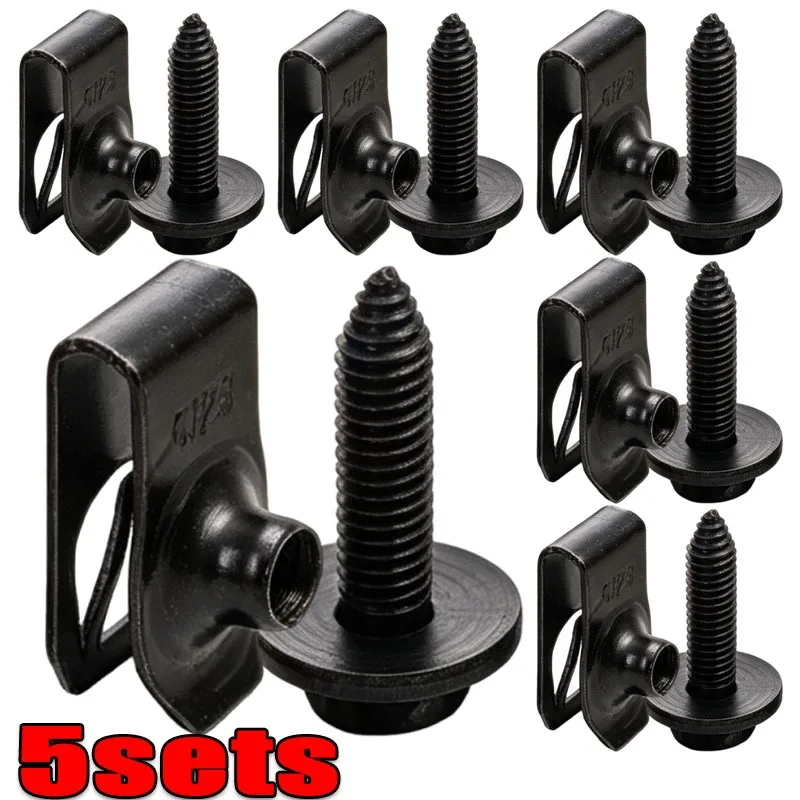 M6 Hex Head Bolt Washer Carbon Steel Fastener for Car Engine Chassis Splash Shield 5 Sets Easy Install Universal Auto Fasteners
M6 Hex Head Bolt Washer Carbon Steel Fastener for Car Engine Chassis Splash Shield 5 Sets Easy Install Universal Auto Fasteners