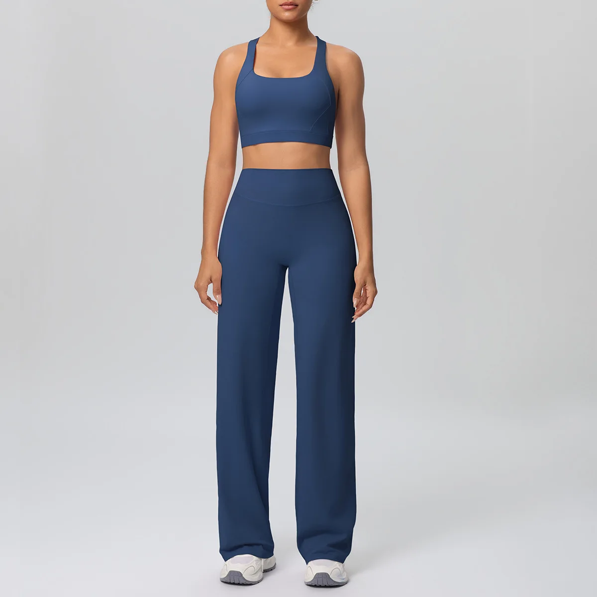 MIML 2026 Pure Color Double-Sided Brushed Crossback Sports Bra And Yoga Pants Set Running Fitness Two-Piece Workout Clothing Set
MIML 2026 Pure Color Double-Sided Brushed Crossback Sports Bra And Yoga Pants Set Running Fitness Two-Piece Workout Clothing Set