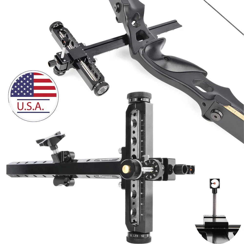 Bow Sight Recurve Aluminum Alloy Single Pin Right Hand Adjustable for Archery Hunting Target Shooting Use
Bow Sight Recurve Aluminum Alloy Single Pin Right Hand Adjustable for Archery Hunting Target Shooting Use