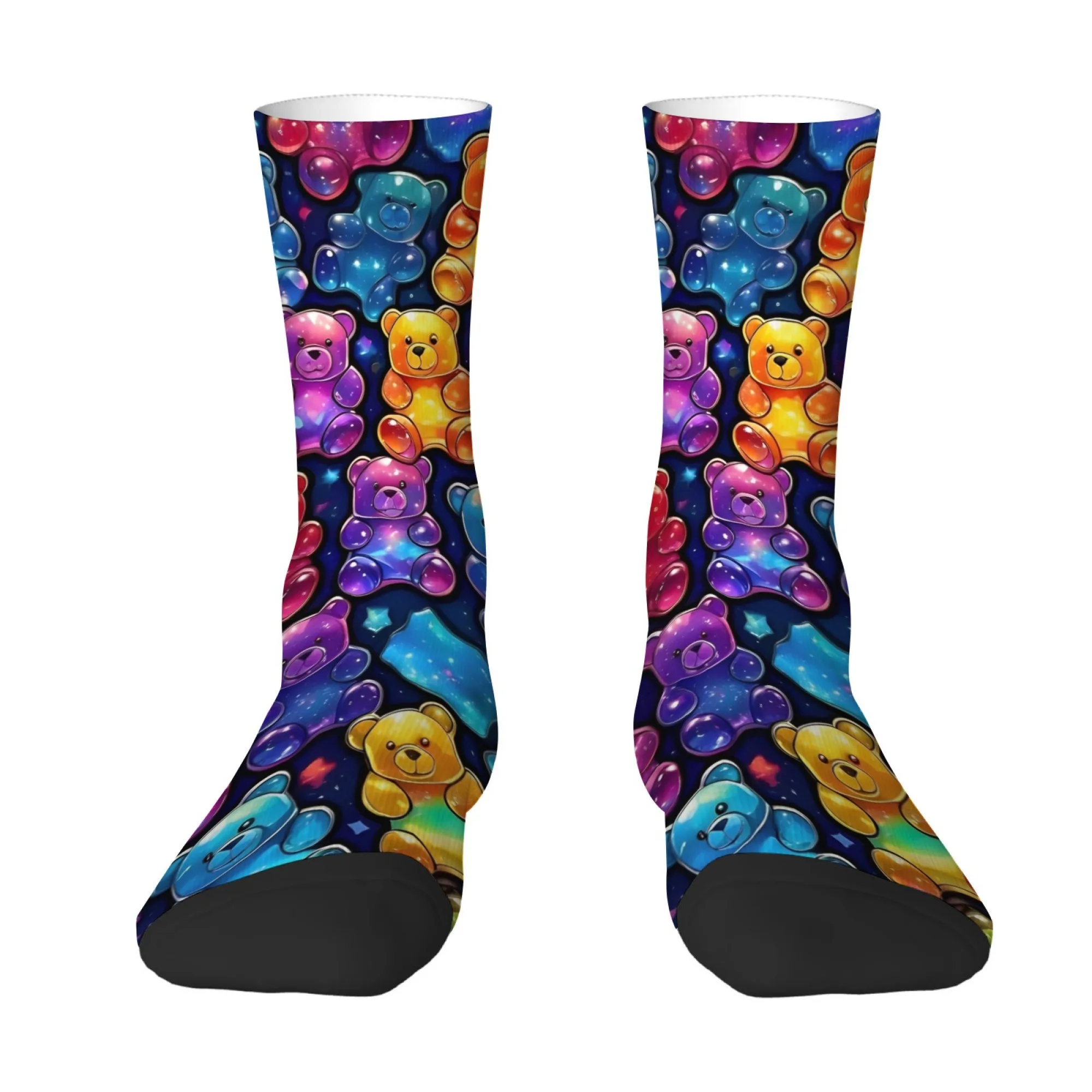 Cute Cartoon Crystal Jelly Bear Print Men's Mid-Calf Socks Sweet and Cool Style Comfortable Soft Warm and Non-Slip Socks
Cute Cartoon Crystal Jelly Bear Print Men's Mid-Calf Socks Sweet and Cool Style Comfortable Soft Warm and Non-Slip Socks