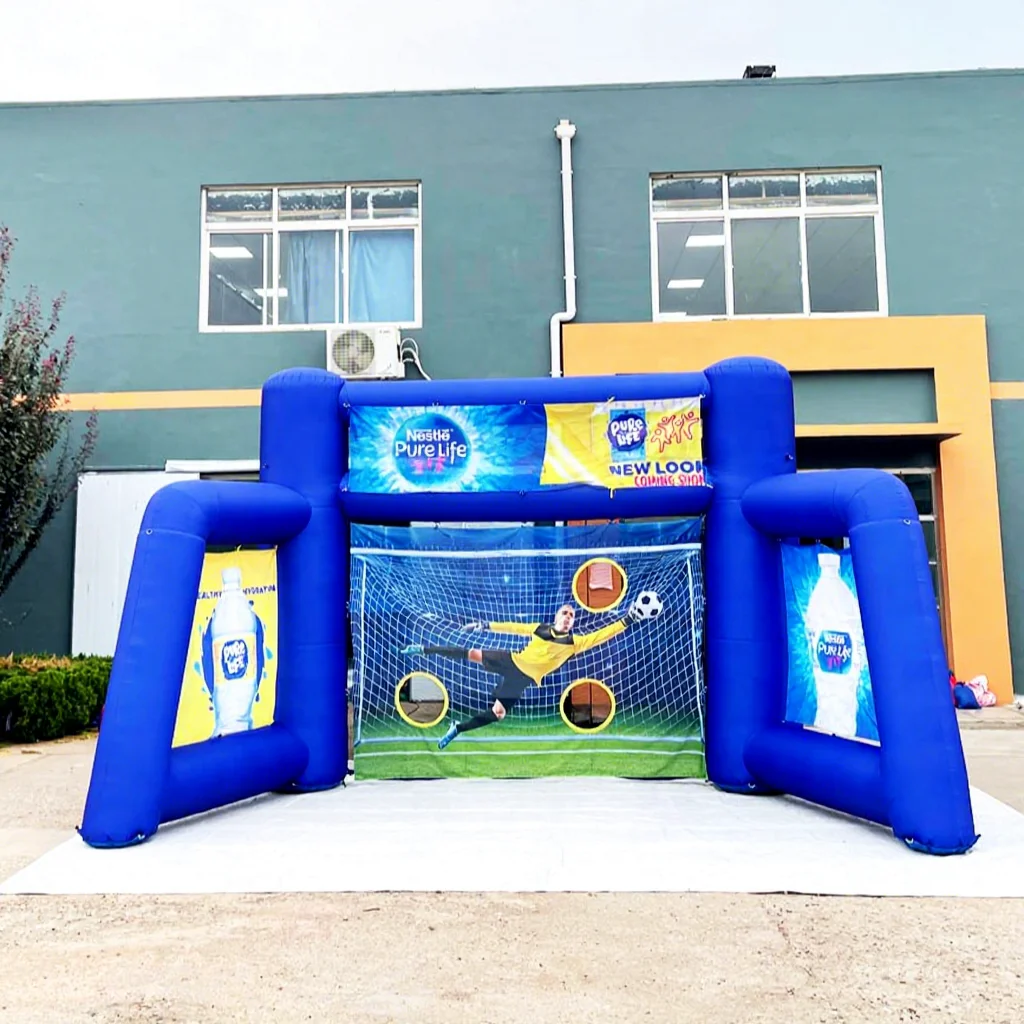 Outdoor Inflatable Penalty Shootout Giant Customized Interactive Inflatable Football Shoot Model
Outdoor Inflatable Penalty Shootout Giant Customized Interactive Inflatable Football Shoot Model