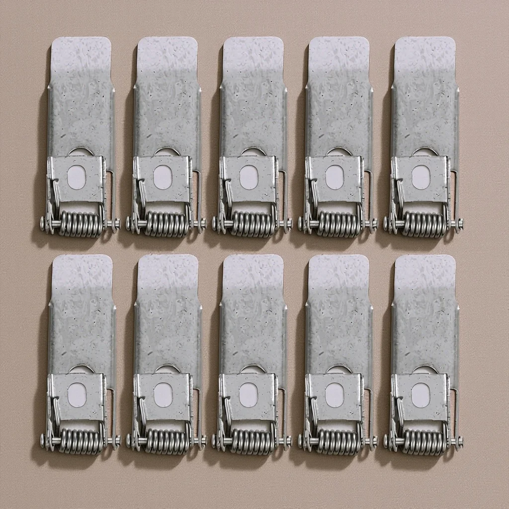 10Pcs Ceiling Clips Spring Latch for LED Downlight Panel Lamp and Recessed Lighting Fixtures Small Spring Clips Light Retaining
10Pcs Ceiling Clips Spring Latch for LED Downlight Panel Lamp and Recessed Lighting Fixtures Small Spring Clips Light Retaining