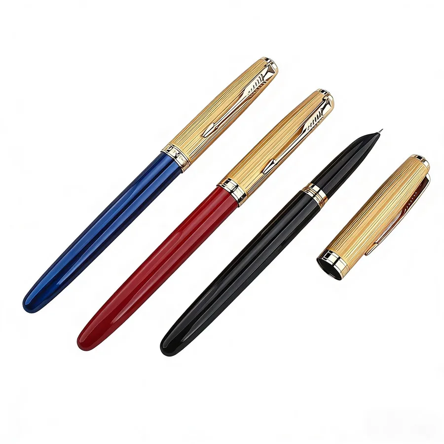 Jinhao 85 Metal Fountain Pen Gold Clip Classic Design 0.38mm Nib Office School Writing Pen
Jinhao 85 Metal Fountain Pen Gold Clip Classic Design 0.38mm Nib Office School Writing Pen