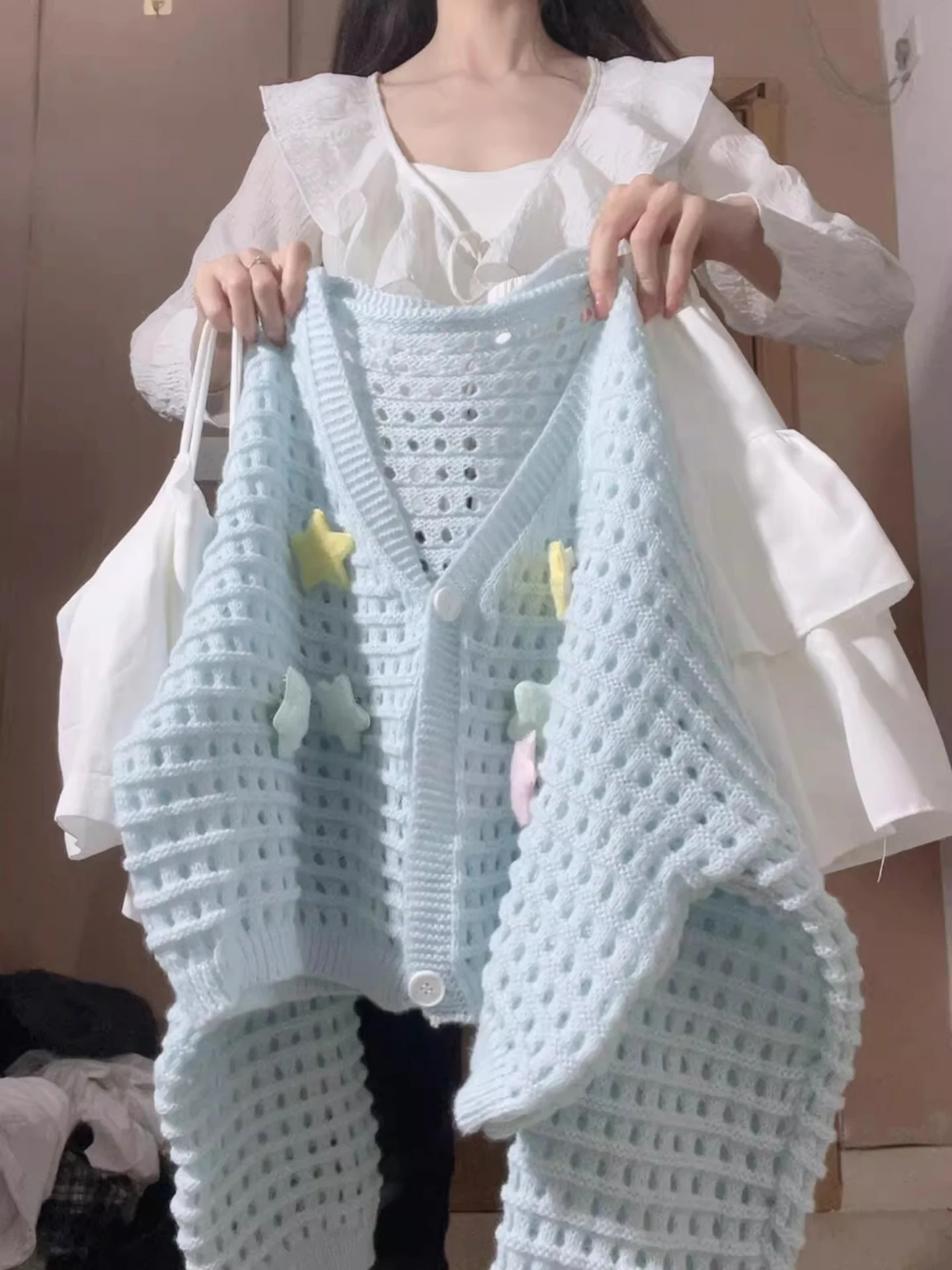 Новинка! Женский вязаный топ Sweet ort Sve Long Sve для ранней весны, тонкая верхняя одежда с защитой от УФ-излучения.
Новинка! Женский вязаный топ Sweet ort Sve Long Sve для ранней весны, тонкая верхняя одежда с защитой от УФ-излучения.
