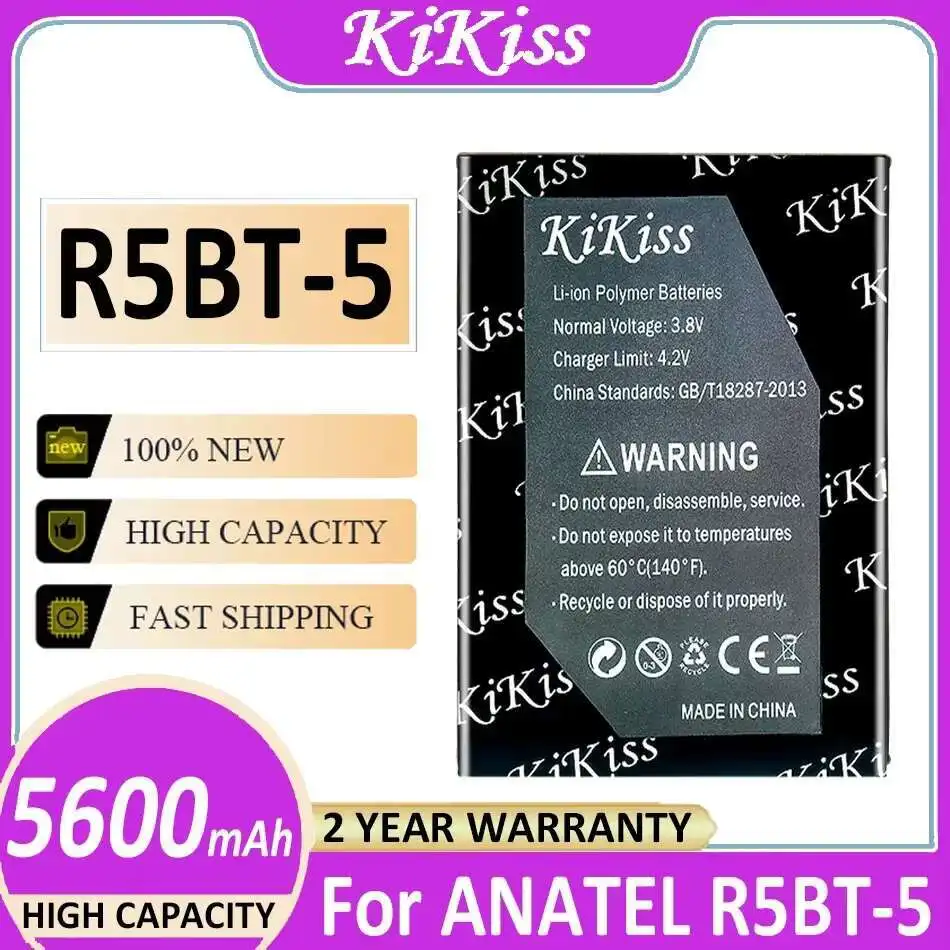 Премиальная замена 5600 мАч для Anatel R5BT-5 для Oukitel C23pro, аккумулятор для мобильного телефона высокой емкости
Премиальная замена 5600 мАч для Anatel R5BT-5 для Oukitel C23pro, аккумулятор для мобильного телефона высокой емкости