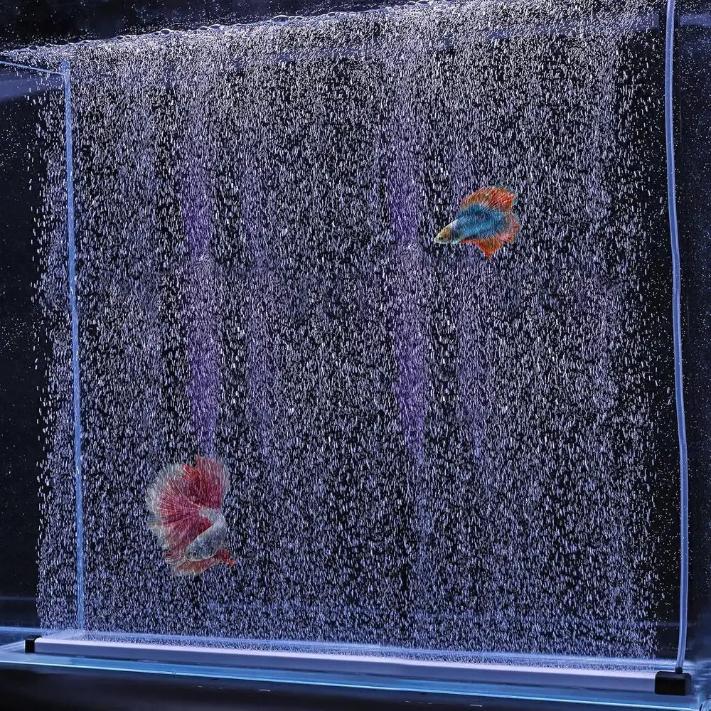 Aquarium Bubble Strip, Nano Air Bubble Curtain Wall Aquarium, Quiet High Dissolved Oxygen Diuser ish Tank Bubbler Decorations Se
Aquarium Bubble Strip, Nano Air Bubble Curtain Wall Aquarium, Quiet High Dissolved Oxygen Diuser ish Tank Bubbler Decorations Se