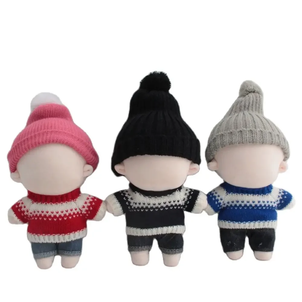 Doll Clothes Suit for 20cm Korea Kpop Dolls Plush Star Doll's Clothing Sweater Stuffed Toy Outfit Idol Accessories
Doll Clothes Suit for 20cm Korea Kpop Dolls Plush Star Doll's Clothing Sweater Stuffed Toy Outfit Idol Accessories