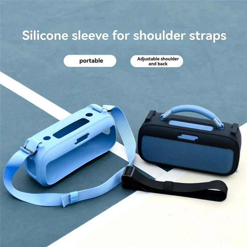 Стильные чехлы для динамиков для Bose Soundlink Max, дорожный чехол с плечевым ремнем, портативный плечевой ремень, звуковой чехол синего цвета
Стильные чехлы для динамиков для Bose Soundlink Max, дорожный чехол с плечевым ремнем, портативный плечевой ремень, звуковой чехол синего цвета