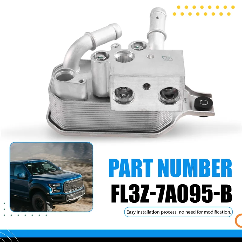 Car Oil Cooler Assembly FL3Z-7A095-B FL3Z7A095B For Ford F-150 2015-2019 8 Cyl 5.0L
Car Oil Cooler Assembly FL3Z-7A095-B FL3Z7A095B For Ford F-150 2015-2019 8 Cyl 5.0L