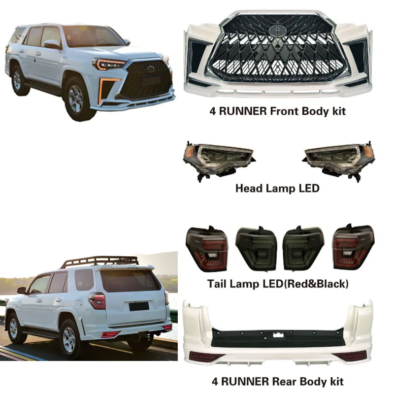 4runner accessories Updated Facelift Body Kit for 4RUNNER 2010-2012 New Condition Bumper to 2022
4runner accessories Updated Facelift Body Kit for 4RUNNER 2010-2012 New Condition Bumper to 2022
