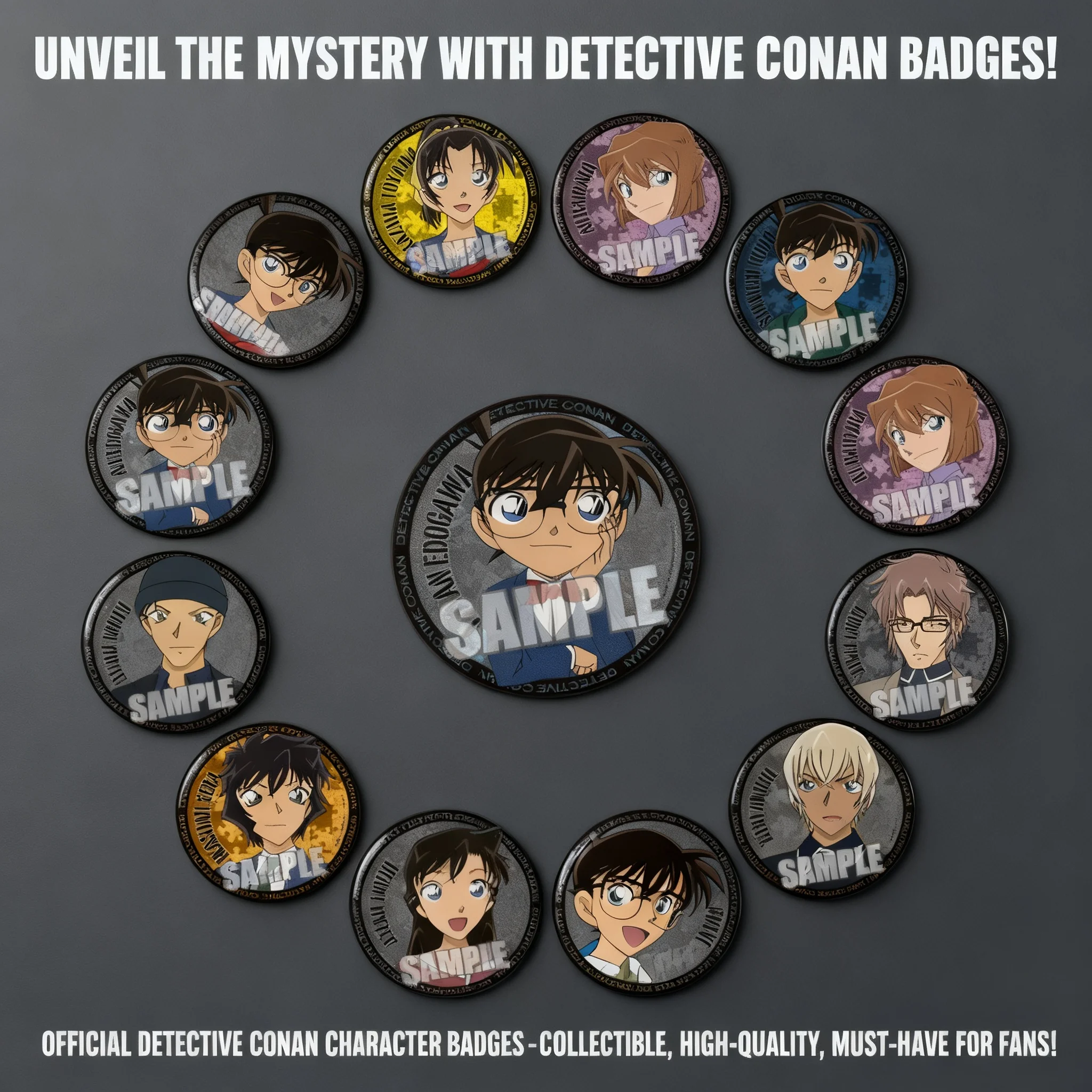 Anime Detective Conan Badge Ran Mouri Ai Haibara Rei Furuya Shinichi Kudo Anime Pin Brooch Ready Stock G
Anime Detective Conan Badge Ran Mouri Ai Haibara Rei Furuya Shinichi Kudo Anime Pin Brooch Ready Stock G