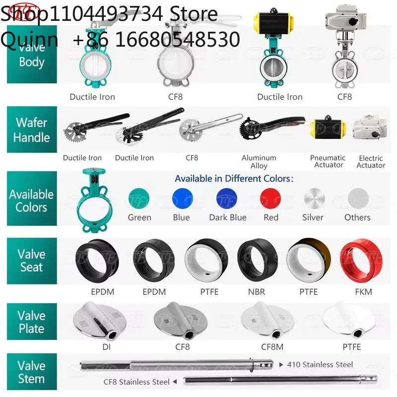 YTTF Good Price PN10 PN16 PTFE Seat Ductile Iron Manual Wafer Type butterfly Valve
YTTF Good Price PN10 PN16 PTFE Seat Ductile Iron Manual Wafer Type butterfly Valve