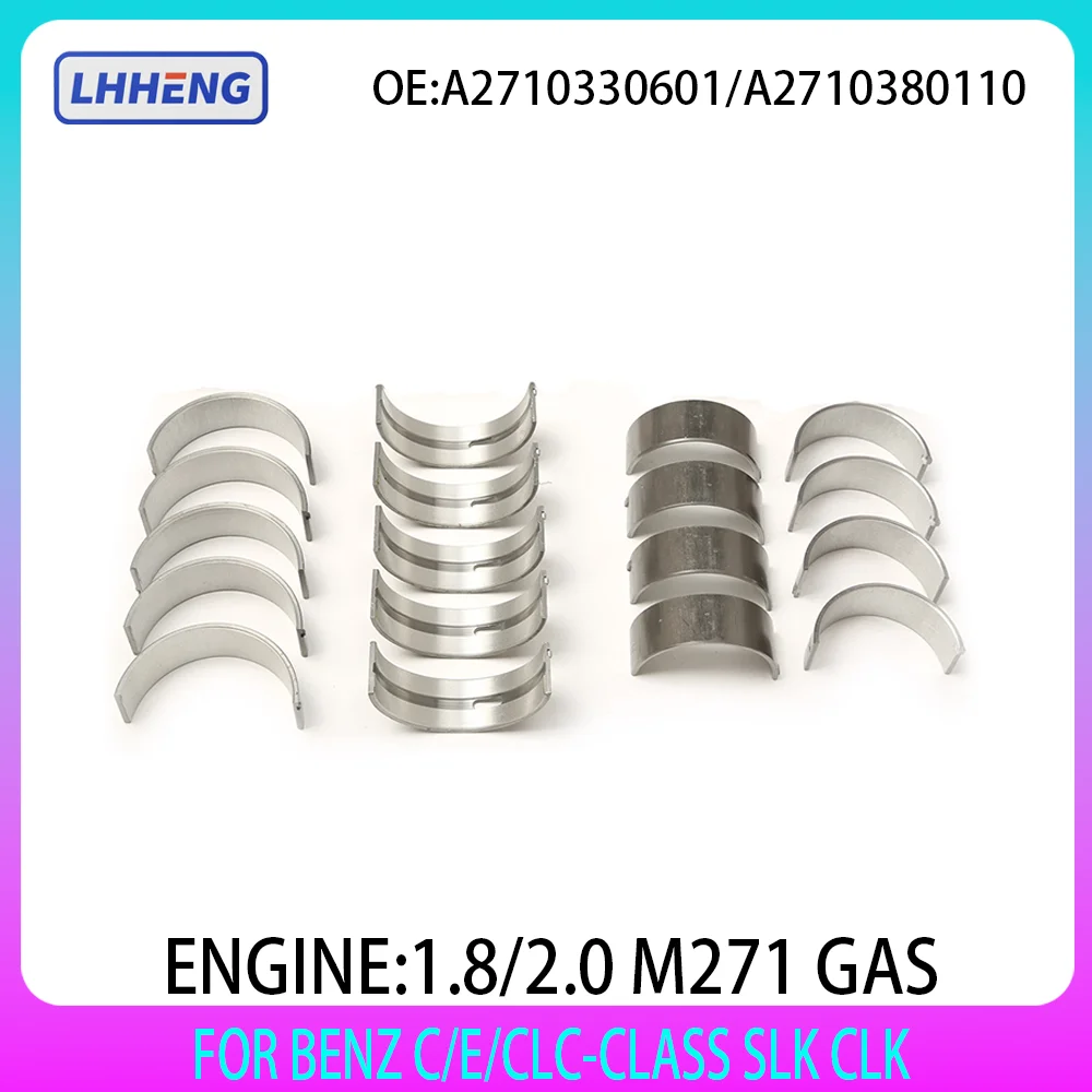 Main Bearing & Con Rod Bearing Set STD Fit For BENZ C E CLC CLASS SLK CLK 1.8L 2.0L l4 GAS DOHC A2710330601 A2710380110
Main Bearing & Con Rod Bearing Set STD Fit For BENZ C E CLC CLASS SLK CLK 1.8L 2.0L l4 GAS DOHC A2710330601 A2710380110