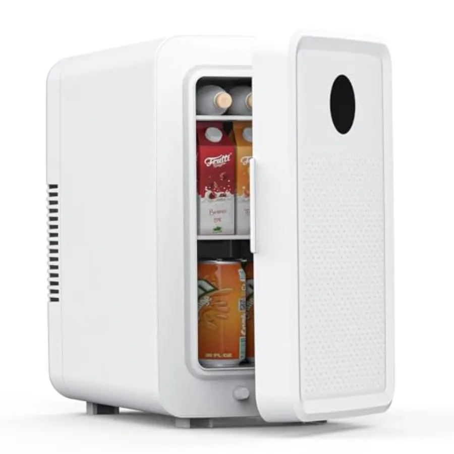 Mini fridge for bedroom and dorm: thermoelectric cooler warmer, portable 110V/12V unit in black, ideal for drinks, skincare, ma
Mini fridge for bedroom and dorm: thermoelectric cooler warmer, portable 110V/12V unit in black, ideal for drinks, skincare, ma