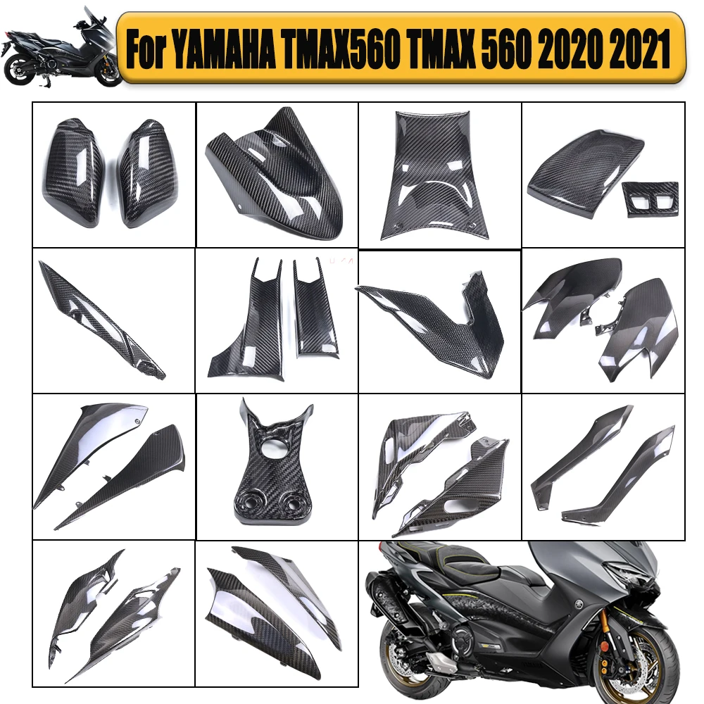For YAMAHA TMAX 560 TMAX560 2020 2021 100% Carbon Fibe Fuel Tank Front Fender Tail Side Panel Fairing Kits Motorcycle Accessorie
For YAMAHA TMAX 560 TMAX560 2020 2021 100% Carbon Fibe Fuel Tank Front Fender Tail Side Panel Fairing Kits Motorcycle Accessorie