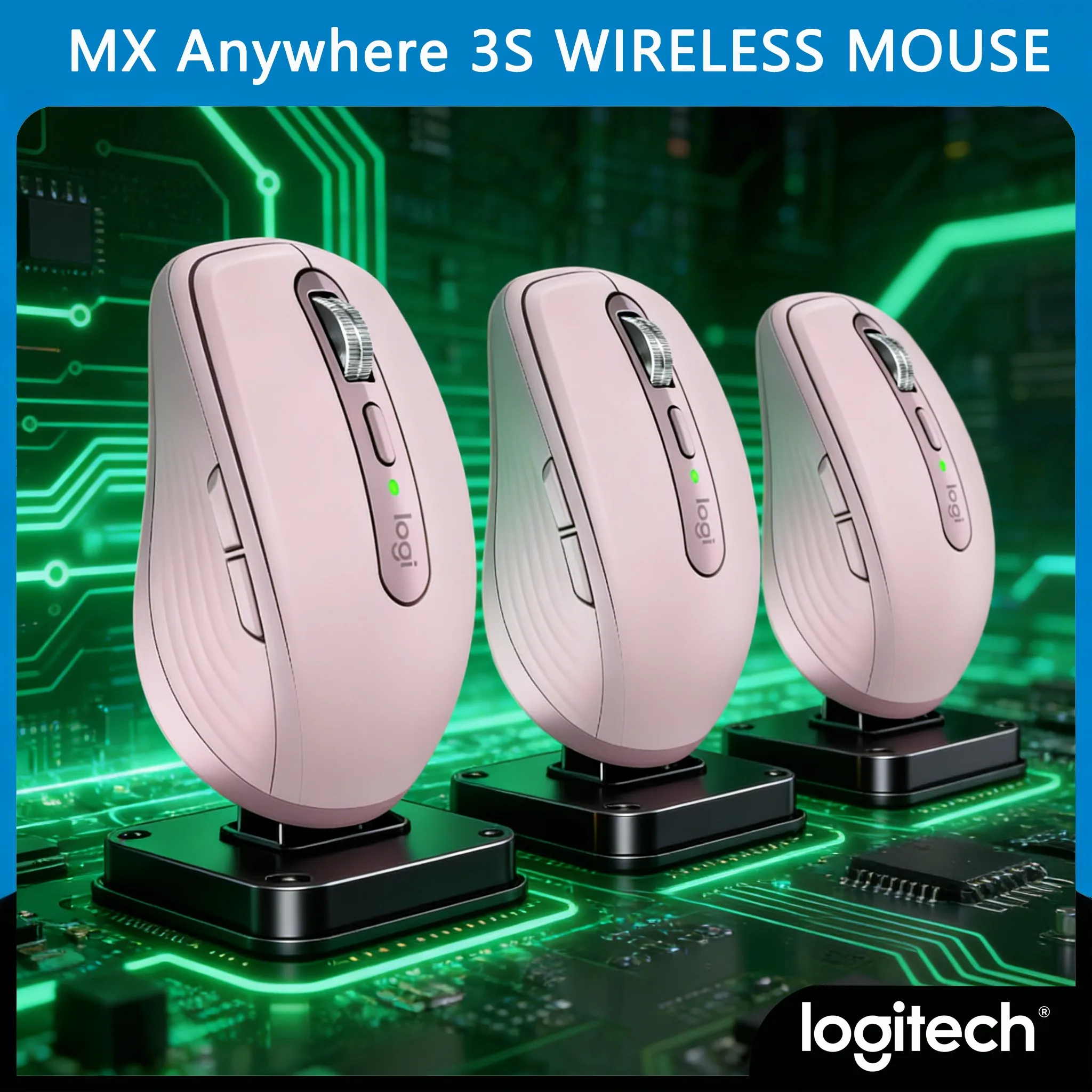 Logitech MX Anywhere 3S - MagSpeed Technology for Efficient Workflow