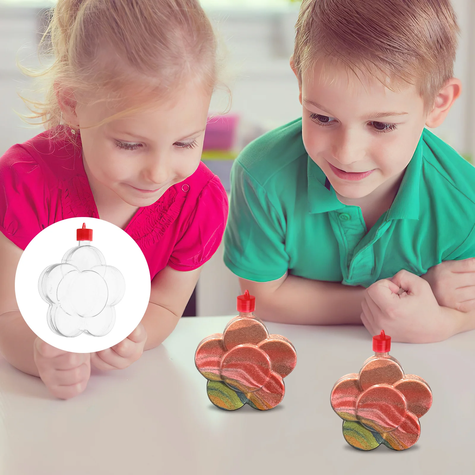 10pcs Plastic Sand Art Bottles Clear Diy Craft Containers For Kids Colored Sand Projects Party Wedding Favors Bottle Crafts
10pcs Plastic Sand Art Bottles Clear Diy Craft Containers For Kids Colored Sand Projects Party Wedding Favors Bottle Crafts