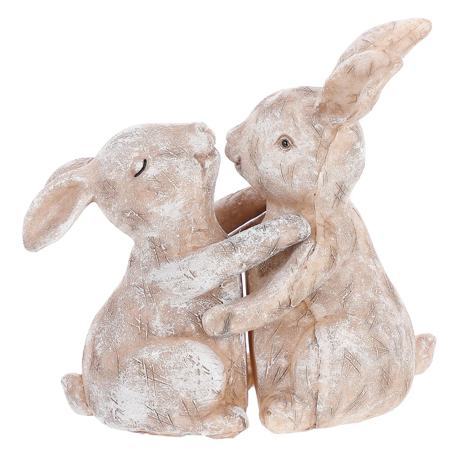 Couple Hugging 2 Pcs Rabbit Lovers Garden Decor Home Bunny Figurines Rabbit Craft Figurines Artware
Couple Hugging 2 Pcs Rabbit Lovers Garden Decor Home Bunny Figurines Rabbit Craft Figurines Artware