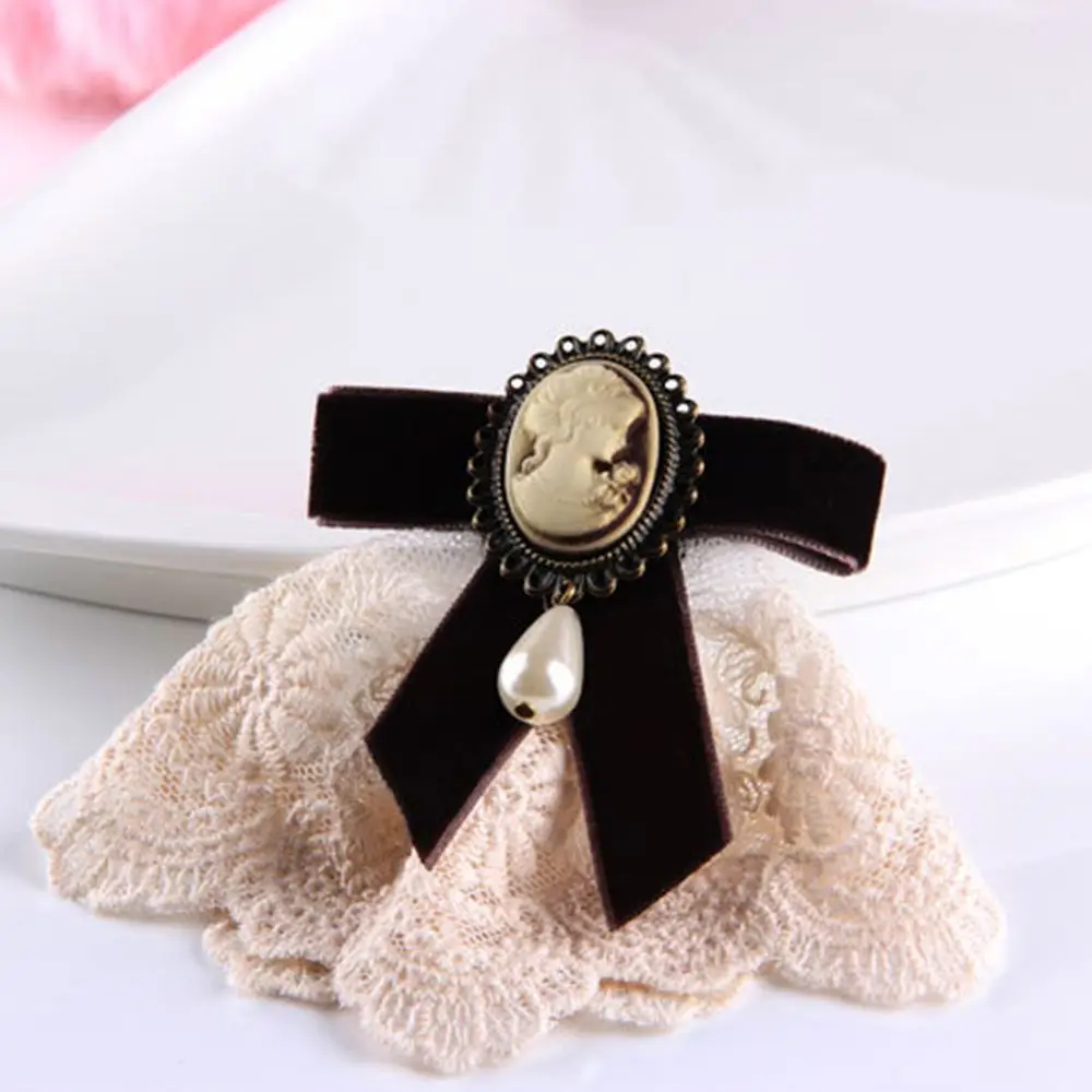 Wedding Bowknot Party Lady Women Ribbon Queen Cameo Pearl Elegant Lace Brooch Girls Brooch
Wedding Bowknot Party Lady Women Ribbon Queen Cameo Pearl Elegant Lace Brooch Girls Brooch
