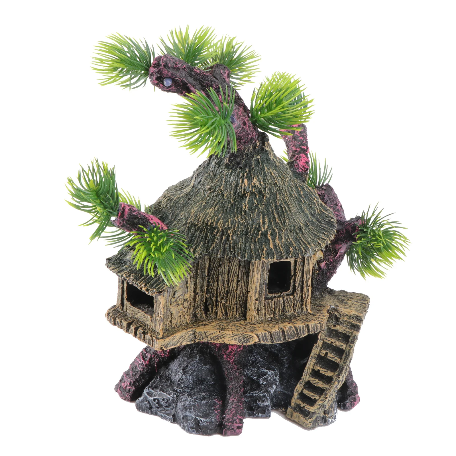 1Pcs Tree Branch Bird House Aquarium Decoration Durable Resin Ornament No Fade Natural Atmosphere Fish Tank Adornment
1Pcs Tree Branch Bird House Aquarium Decoration Durable Resin Ornament No Fade Natural Atmosphere Fish Tank Adornment