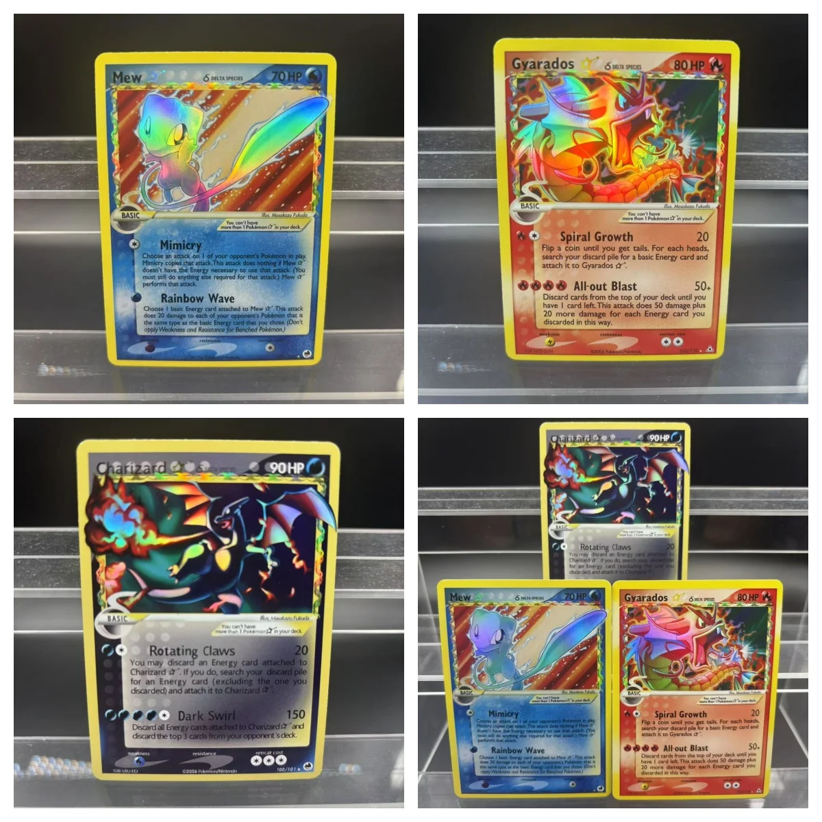DIY PTCG Collection Cards 2006 GOLD STAR CHARIZARD MEW Gyarados Self Made Single Card Classic Game Anime Card Gift Toy
DIY PTCG Collection Cards 2006 GOLD STAR CHARIZARD MEW Gyarados Self Made Single Card Classic Game Anime Card Gift Toy