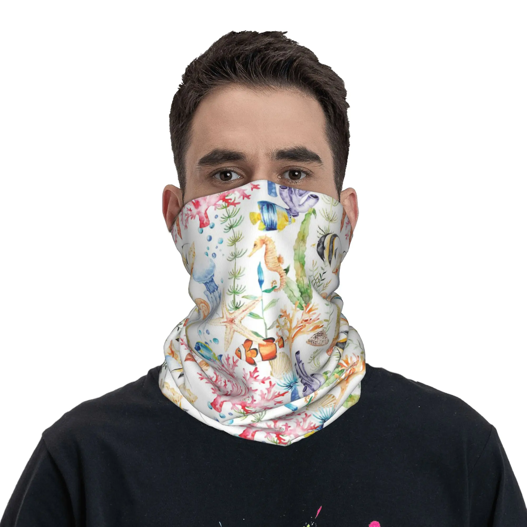 Ocean Watercolor Beach Bandana Neck Gaiter Printed Face Scarf Headband Running Unisex Adult Windproof
Ocean Watercolor Beach Bandana Neck Gaiter Printed Face Scarf Headband Running Unisex Adult Windproof