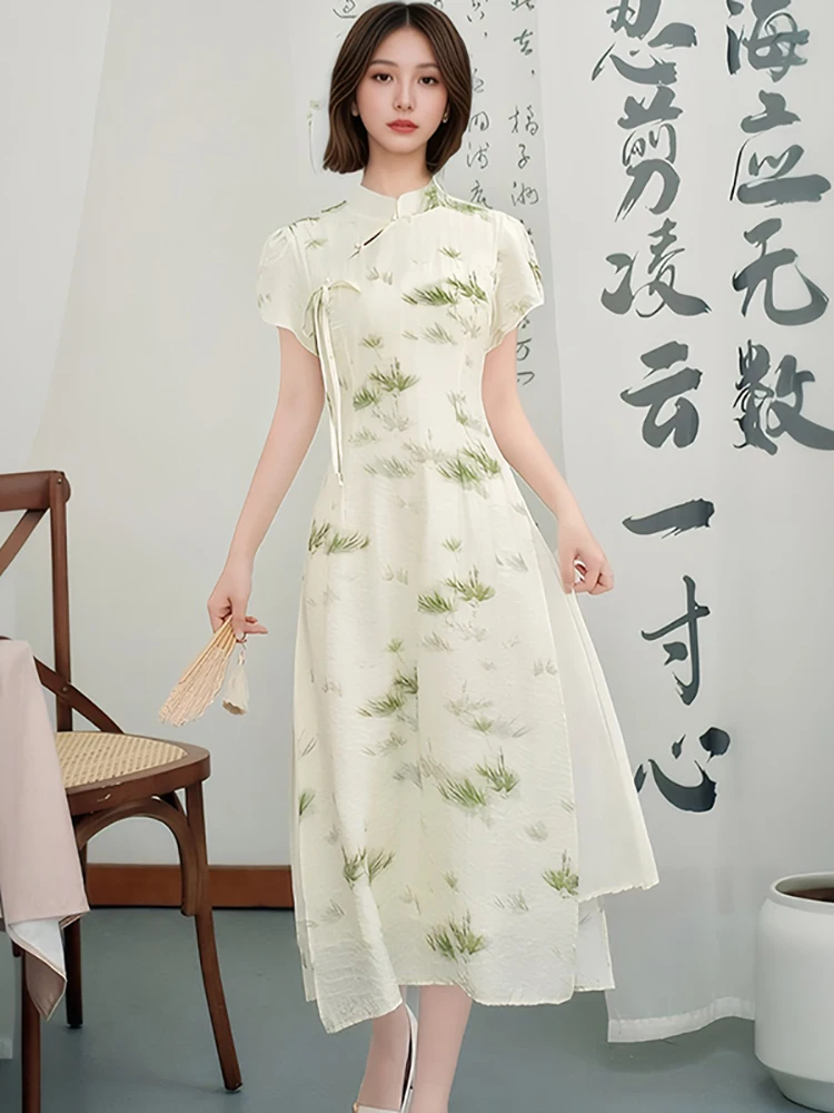 Women Print Short Sleeve Beading Chic Long Dress Summer Elegant Casual Holiday Dress 2025 Korean Fashion Bodycon Festival Dress
Women Print Short Sleeve Beading Chic Long Dress Summer Elegant Casual Holiday Dress 2025 Korean Fashion Bodycon Festival Dress