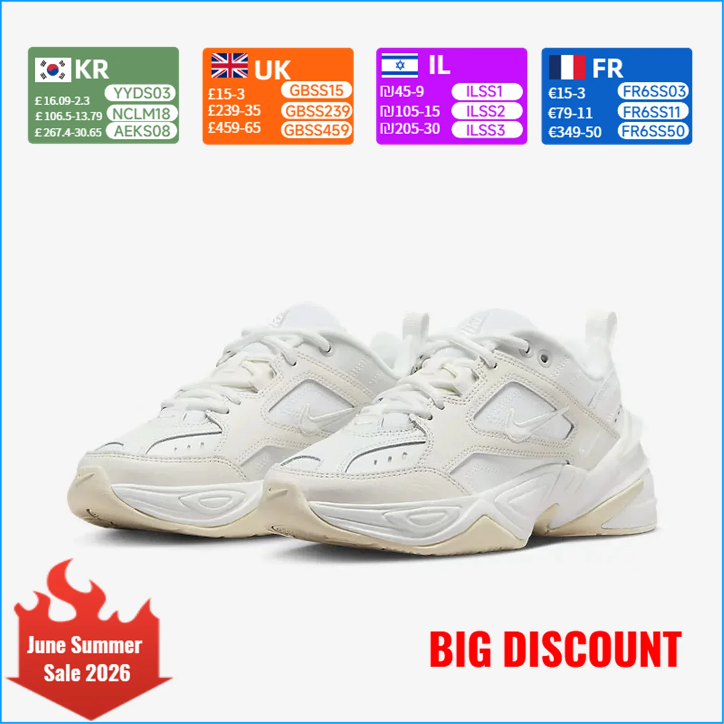 Nike M2K TEKNO Retro Slip-Resistant Durable Multi-Functional Cushioned Dad Shoes AO3108-006
Nike M2K TEKNO Retro Slip-Resistant Durable Multi-Functional Cushioned Dad Shoes AO3108-006