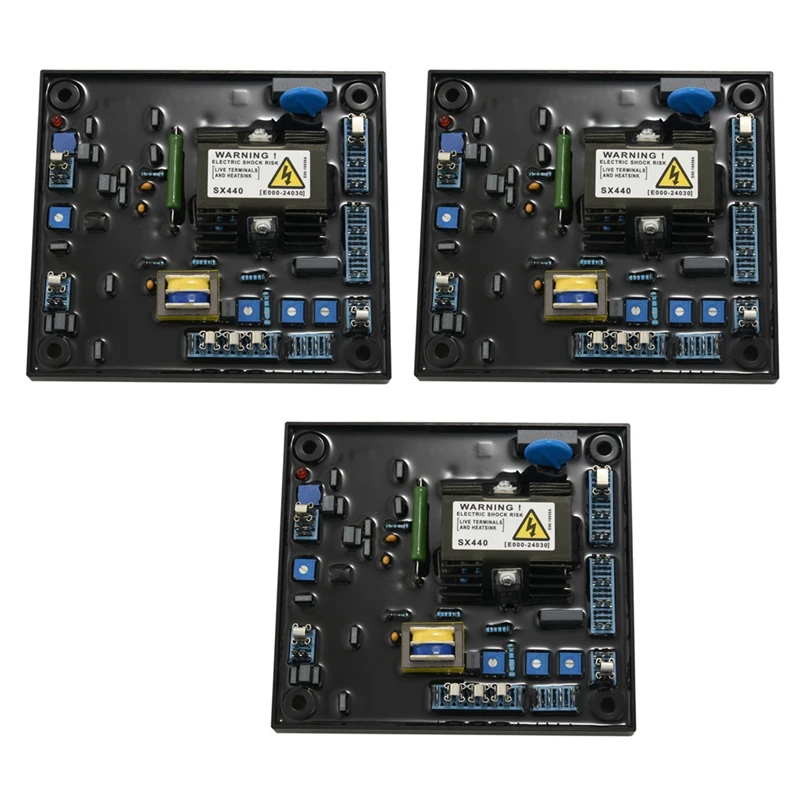 Автоматический регулятор напряжения 3x Avr Sx440 для генератора Newage Stamford Dho
Автоматический регулятор напряжения 3x Avr Sx440 для генератора Newage Stamford Dho