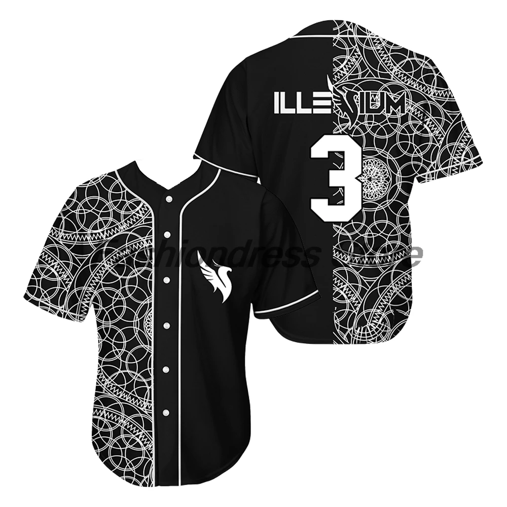 Illenium Geometric Split Rave Baseball Jersey EDM Festivals 2026 Short Sleeve Button-Down Shirts Women Men Streetwear Tops
Illenium Geometric Split Rave Baseball Jersey EDM Festivals 2026 Short Sleeve Button-Down Shirts Women Men Streetwear Tops