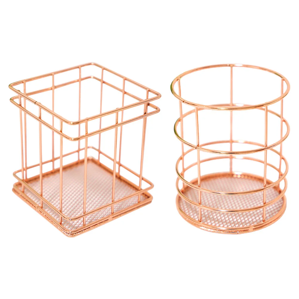 2 PCS Wrought Iron Storage Basket Nordic Style Round Metal Pencil Container Office Home Use Affordable Iron Receiving Basket
2 PCS Wrought Iron Storage Basket Nordic Style Round Metal Pencil Container Office Home Use Affordable Iron Receiving Basket