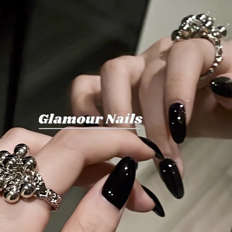 10 шт., блестящие черные миндалевидные накладные ногти, роскошные модные миндалевидные накладные ногти ручной работы, многоразовые женские ногти «сделай сам», y2k, кончики пальцев
10 шт., блестящие черные миндалевидные накладные ногти, роскошные модные миндалевидные накладные ногти ручной работы, многоразовые женские ногти «сделай сам», y2k, кончики пальцев