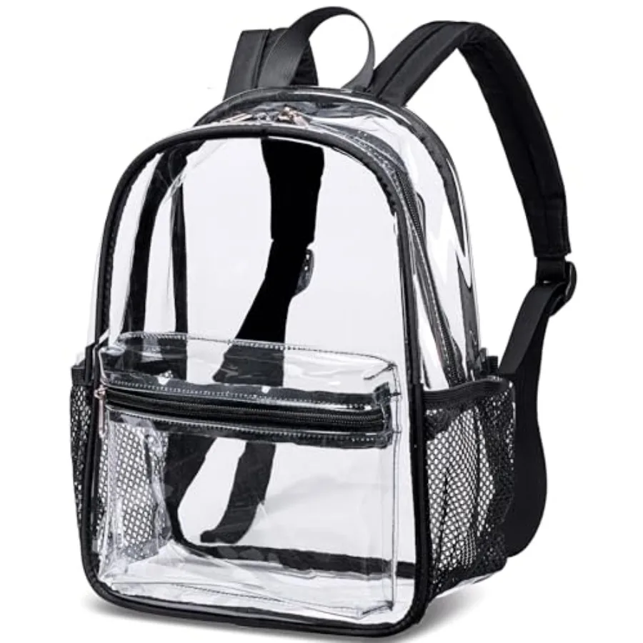 Clear Mini Backpack for Stadium Events 12x12x6 Small Transparent Backpacks Plastic See Through Clear Bag for Concerts Work Fest
Clear Mini Backpack for Stadium Events 12x12x6 Small Transparent Backpacks Plastic See Through Clear Bag for Concerts Work Fest