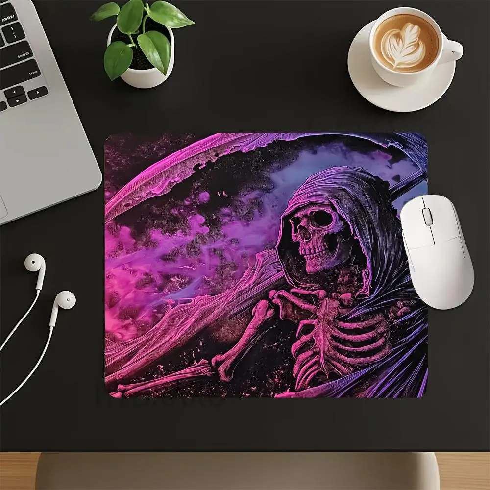 HYBXAXC Purple Reaper Skeleton Small Mouse Pad Non-Slip Rubber Desk Mat for Gaming Office
HYBXAXC Purple Reaper Skeleton Small Mouse Pad Non-Slip Rubber Desk Mat for Gaming Office