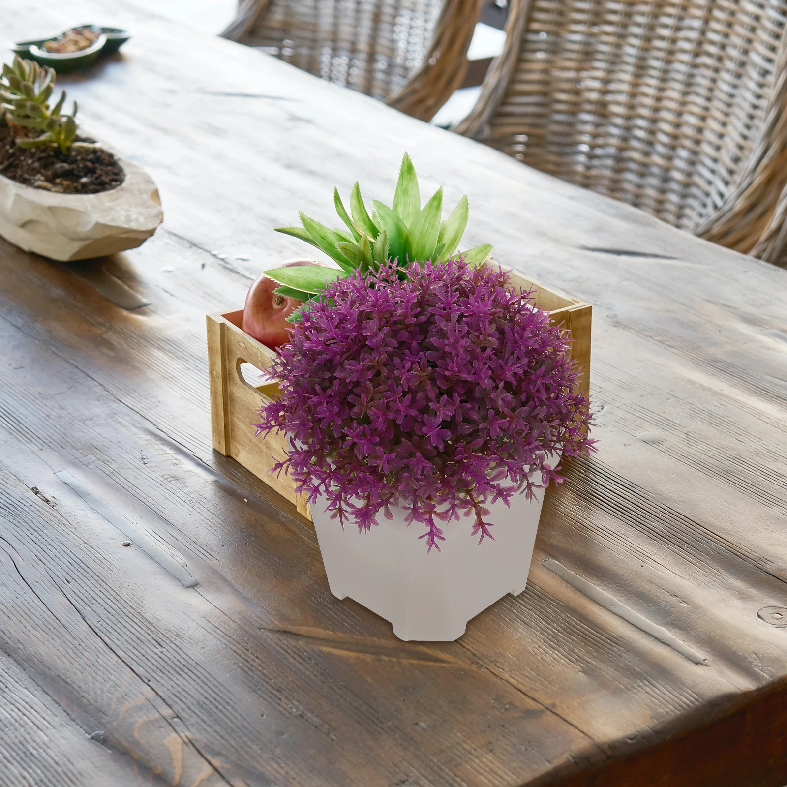 6pcs Square Chunky Plastic Flower Pots Matte Finish For Home Garden Succulents Indoor Plants Nursery Decorative Planters
6pcs Square Chunky Plastic Flower Pots Matte Finish For Home Garden Succulents Indoor Plants Nursery Decorative Planters