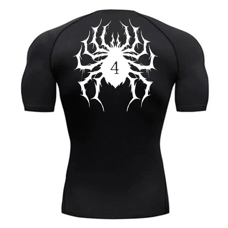 Spider Print Compression Shirts for Men Sporty Quick Dry Tees Tshirts Tops Gym Workout Running Undershirts Baselayers Rash Guard
Spider Print Compression Shirts for Men Sporty Quick Dry Tees Tshirts Tops Gym Workout Running Undershirts Baselayers Rash Guard