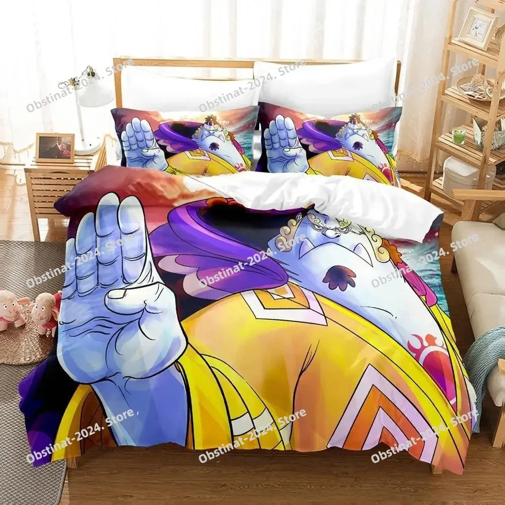 New Jinbe Bedding Set Printed Bed Set Duvet Cover Sheet Pillowcase Soft Quilt Cover Full Queen King Size 3D Anime Bed Sheet Set
New Jinbe Bedding Set Printed Bed Set Duvet Cover Sheet Pillowcase Soft Quilt Cover Full Queen King Size 3D Anime Bed Sheet Set