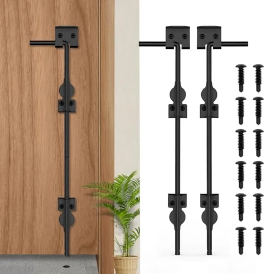 24" Cane Bolt Heavy-Duty Drop Rod for Gate, Heavy Duty Gate Latch for Wooden Fence Metal Gates, Vinyl Fence Gate Land Latch, Fl
24" Cane Bolt Heavy-Duty Drop Rod for Gate, Heavy Duty Gate Latch for Wooden Fence Metal Gates, Vinyl Fence Gate Land Latch, Fl