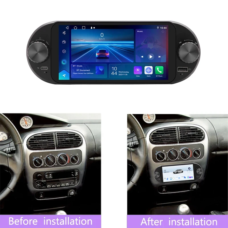 6.8'' 4+64GB For Dodge Neon 2004-2005 Car Radio Android 15 Wireless Apple CarPlay Android Auto GPS BT WiFi Reversing Camera
6.8'' 4+64GB For Dodge Neon 2004-2005 Car Radio Android 15 Wireless Apple CarPlay Android Auto GPS BT WiFi Reversing Camera