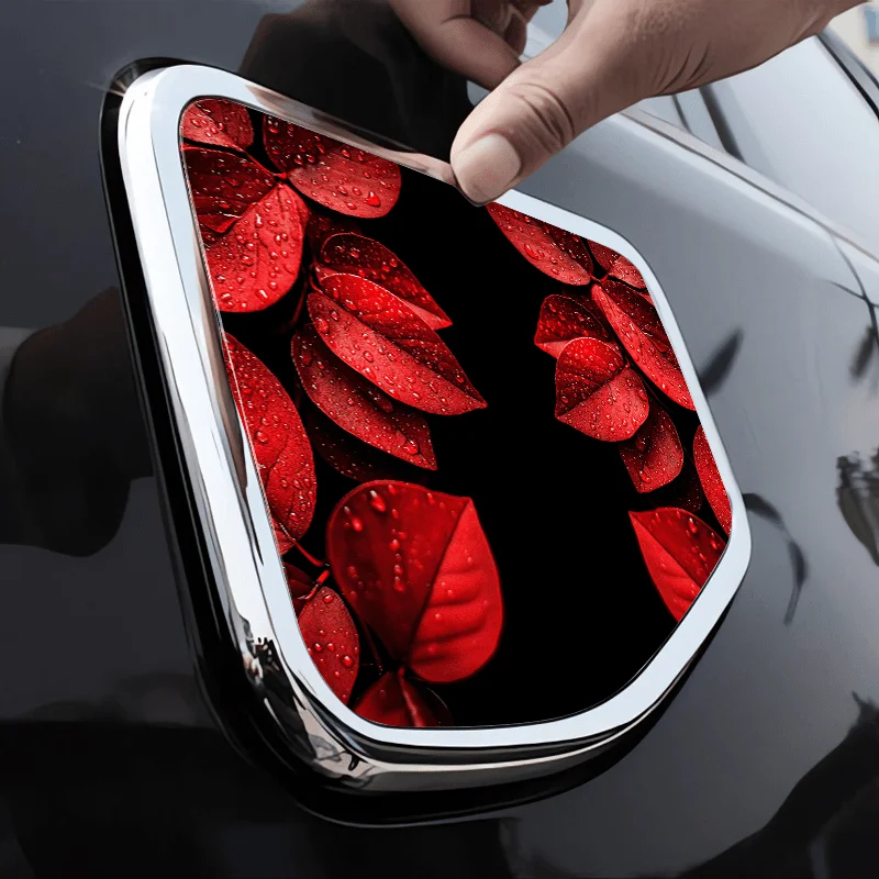 1Pc Elegant Red Leaves With Water Droplets Car Fuel Tank Cap Sticker, Natural Style Waterproof Vinyl Gas Cover Decor Decal
1Pc Elegant Red Leaves With Water Droplets Car Fuel Tank Cap Sticker, Natural Style Waterproof Vinyl Gas Cover Decor Decal