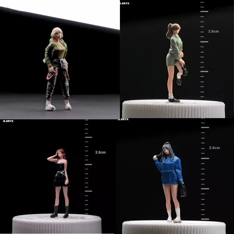 Модель 1:64, 1 шт., модная красивая зеленая одетая девушка, стоящая на одной ноге, девушка в черном платье, юбка, коллекция аксессуаров для сцены «сделай сам»
Модель 1:64, 1 шт., модная красивая зеленая одетая девушка, стоящая на одной ноге, девушка в черном платье, юбка, коллекция аксессуаров для сцены «сделай сам»