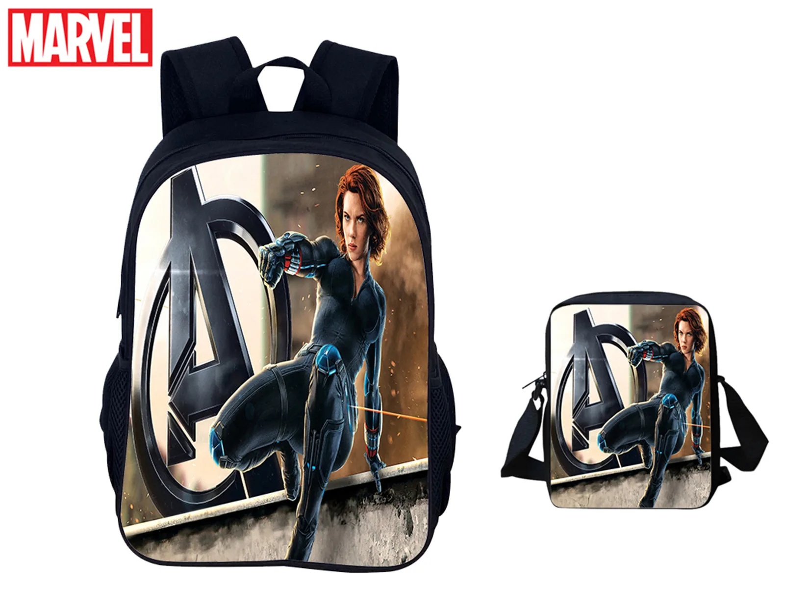 Student Black Widow Daily Bookbag and Side Bag Set,Classic Kid Lightweight Backpack for School,Travel
Student Black Widow Daily Bookbag and Side Bag Set,Classic Kid Lightweight Backpack for School,Travel