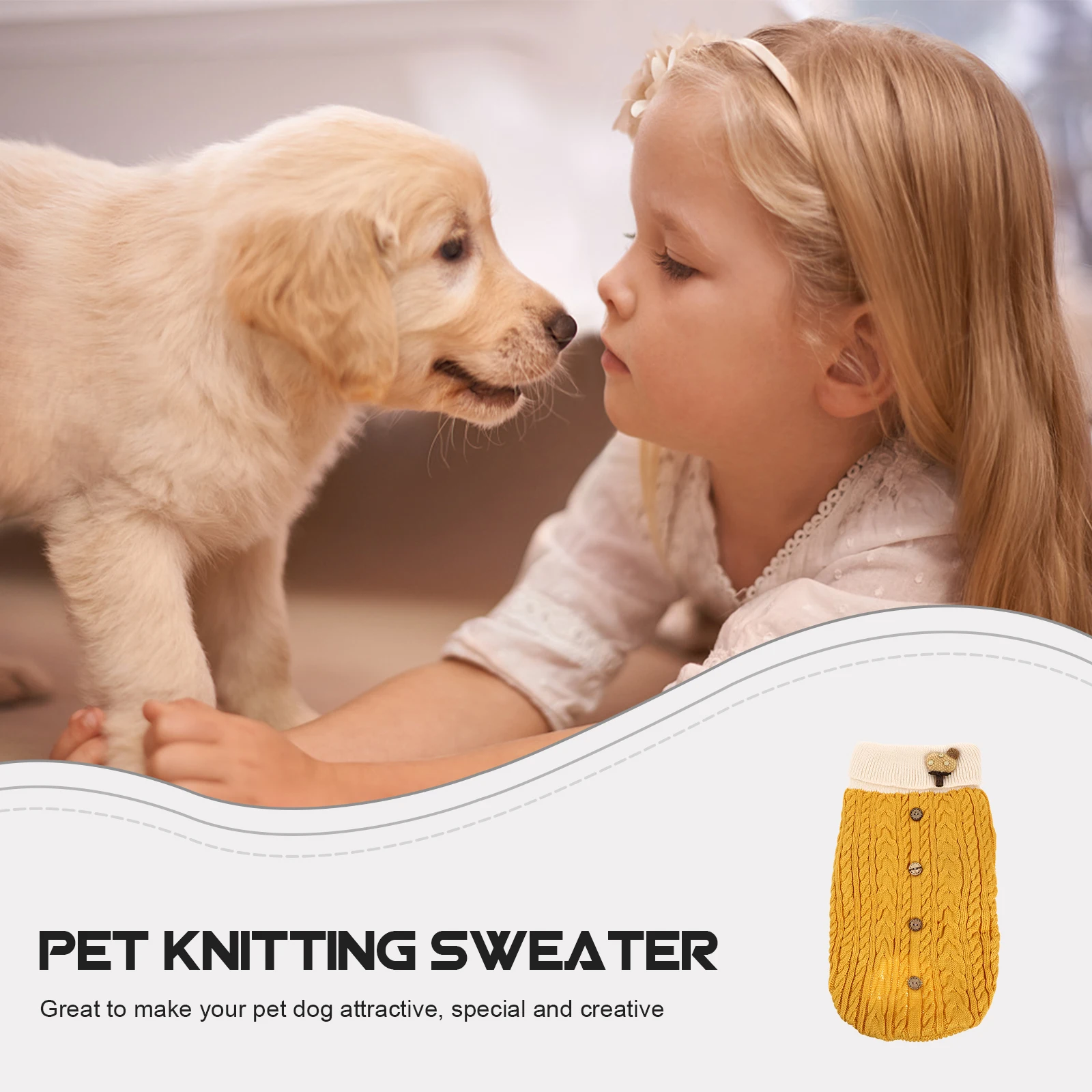 Jacket High-neck Pet Sweater Dachshund Sweaters for Dogs Coats Knitted Fabric Costumes Puppy
Jacket High-neck Pet Sweater Dachshund Sweaters for Dogs Coats Knitted Fabric Costumes Puppy