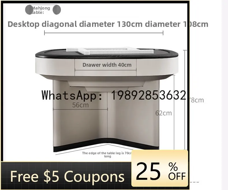 Обеденный стол ABB из массива дерева, трансформируемый в стол для маджонга, полностью автоматический, бытовой, с электрической подачей фишек, бесшумный, итальянский, класса люкс
Обеденный стол ABB из массива дерева, трансформируемый в стол для маджонга, полностью автоматический, бытовой, с электрической подачей фишек, бесшумный, итальянский, класса люкс