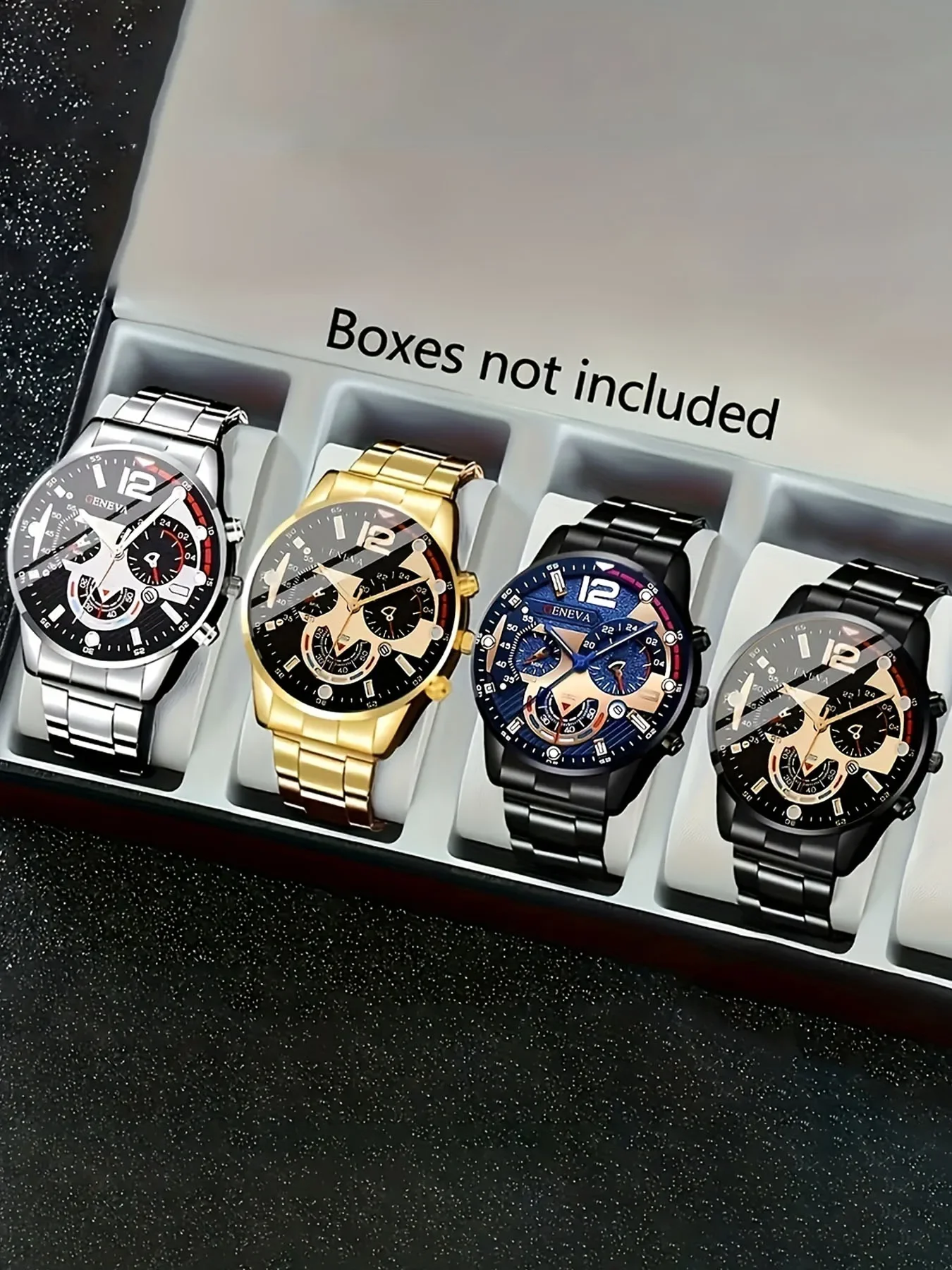 Fashionable casual temperament business watch simple and fashionable men's watch set
Fashionable casual temperament business watch simple and fashionable men's watch set