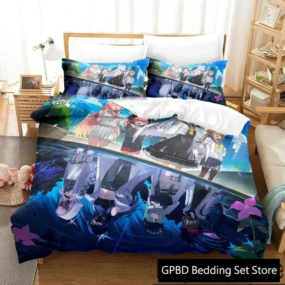 3D Print Anime Game Blue Archive Comfortable Duvet Quilt Cover Pillowcase Bedding Set Children Bedroom Decoration Home Textile
3D Print Anime Game Blue Archive Comfortable Duvet Quilt Cover Pillowcase Bedding Set Children Bedroom Decoration Home Textile